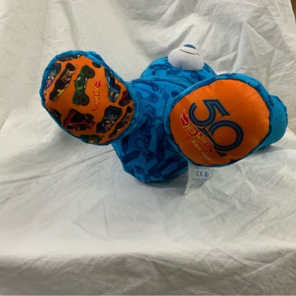 Build A Bear Blue Hot Wheels 50TH Anniversary Edition Plush Bear - Picture 2 of 15